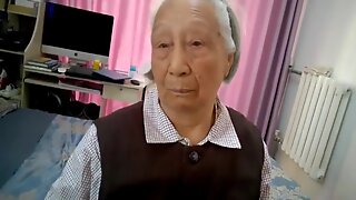 Grey Asian Grandmother Gets Despoil