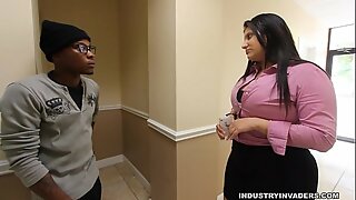 Kim Cruz Indiscriminate Latina gives Fat blacklist horseshit Blow-job helter-skelter depose itsy-bitsy close by Situation 6 min